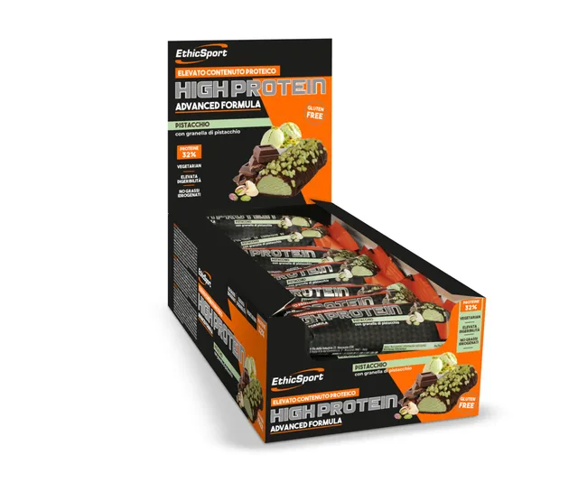 ethicsport-high-protein-bar-21-x-45-g-pistacchio image 1