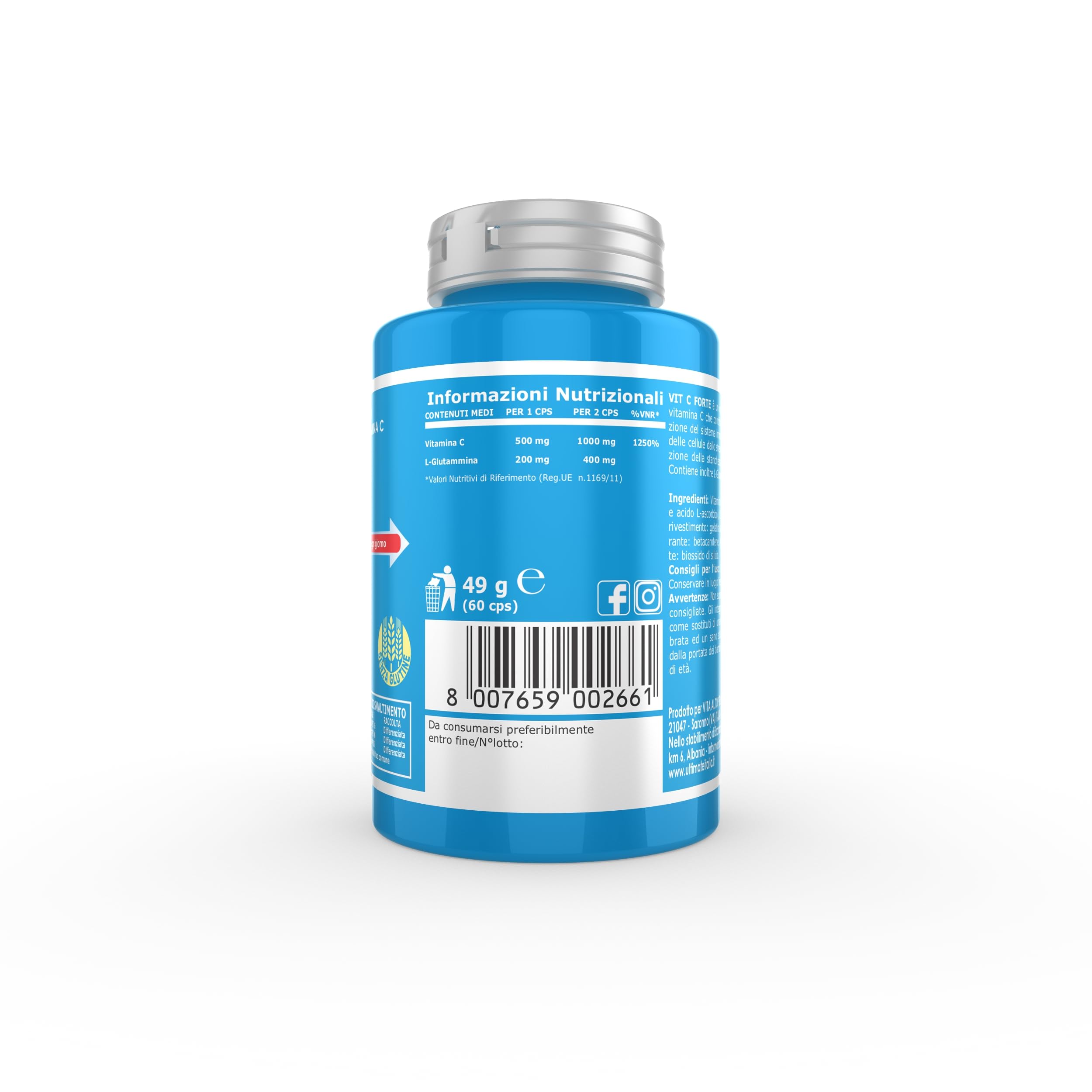 ultimate-italia-vit-c-forte-60-cps-integratore-vitamina-c-e-l-glutammina image 3