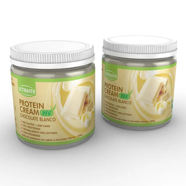 ultimate-italia-protein-cream-veg-cioccolato-bianco-2x250g-vegana image 1