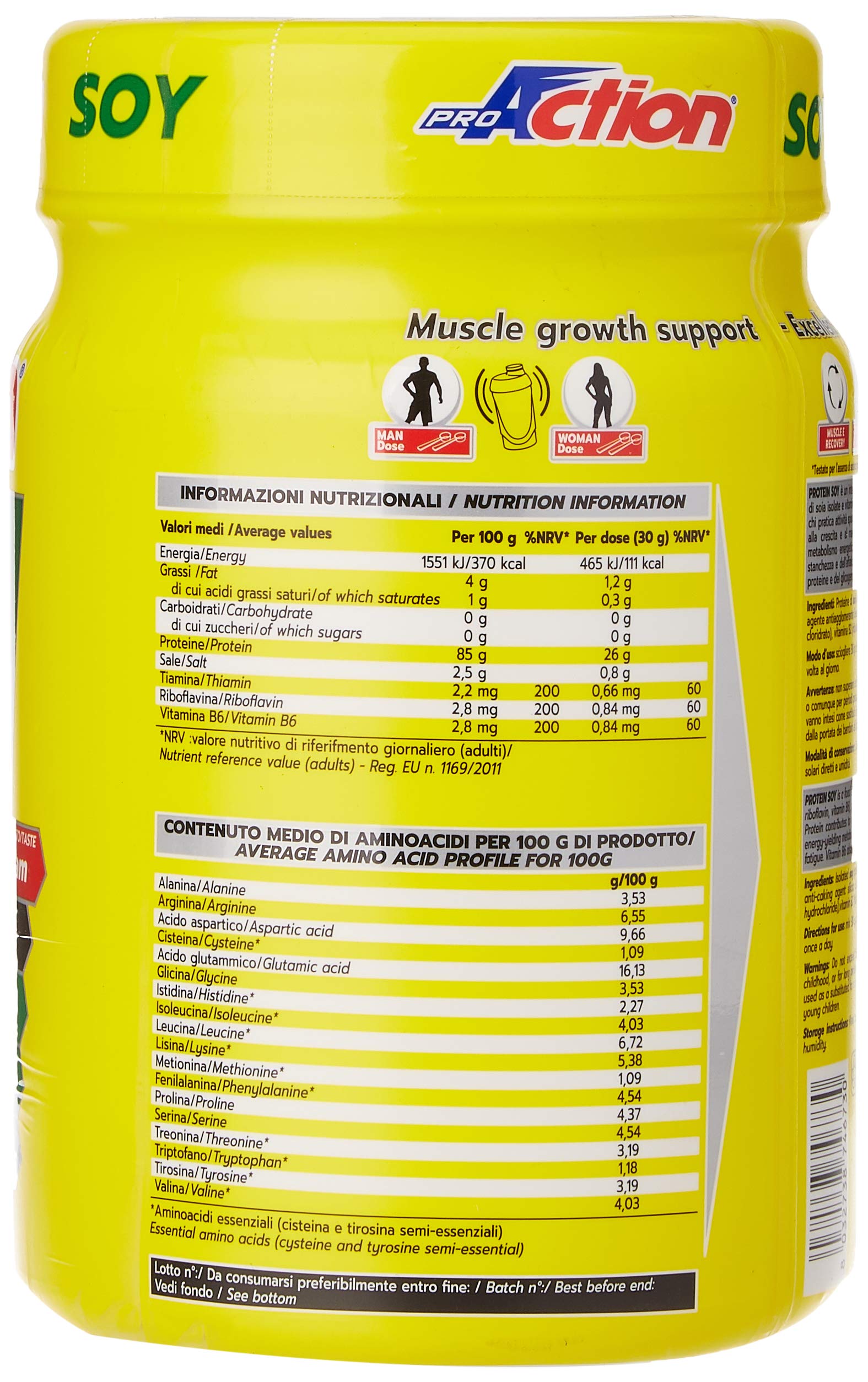 proaction-protein-soy-choco-cream-proteine-soia-500-g image 3