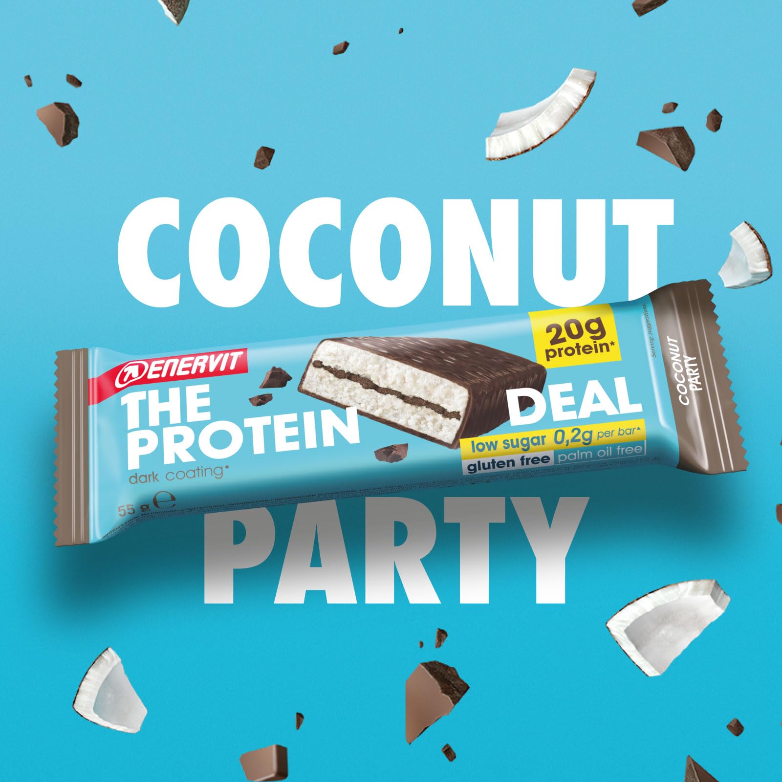 enervit-the-protein-deal-barrette-proteiche-12x55g-cocco-e-cioccolato-fondente image 3