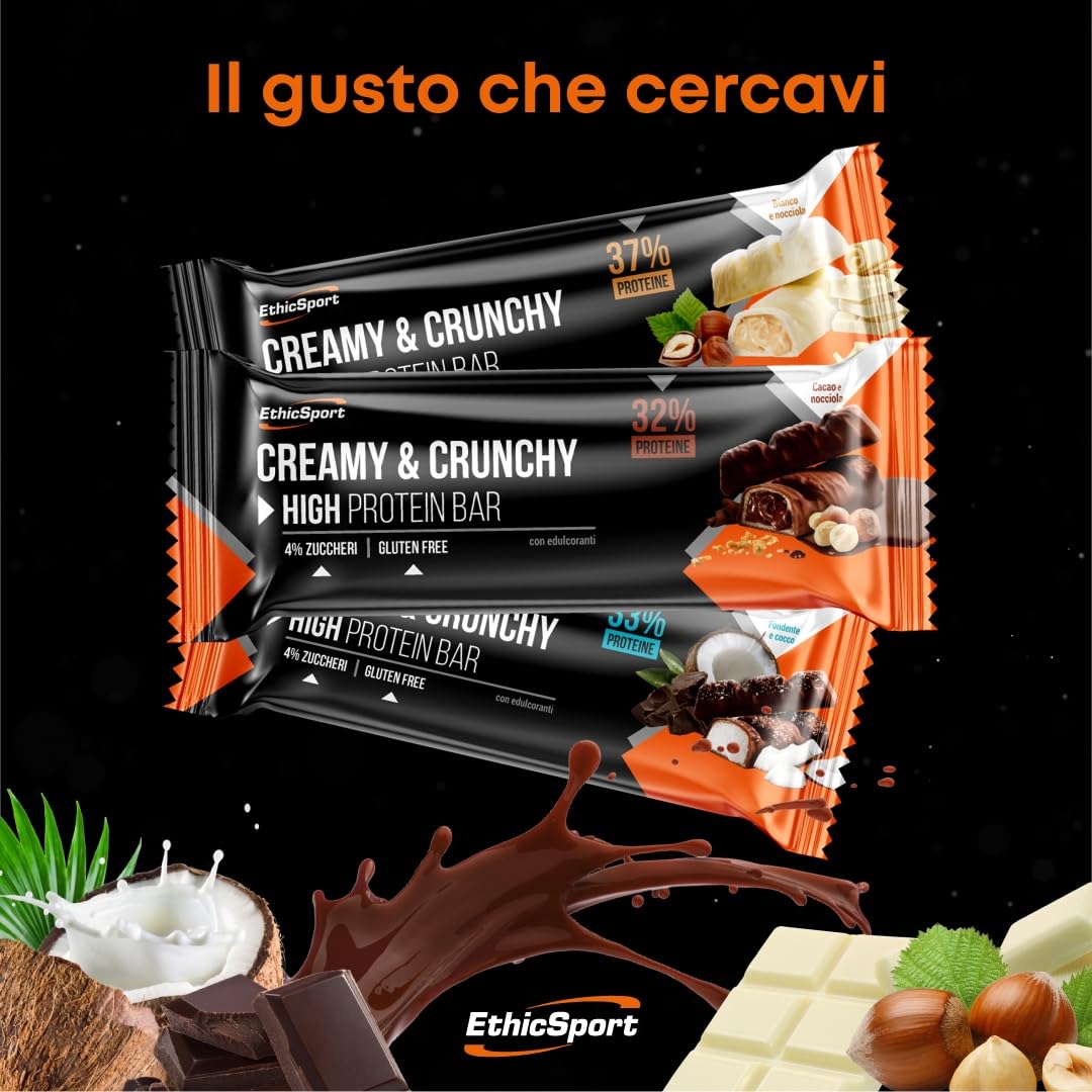 ethicsport-creamy-crunchy-barretta-proteica-30-g-gusto-cacao-e-nocciola image 5