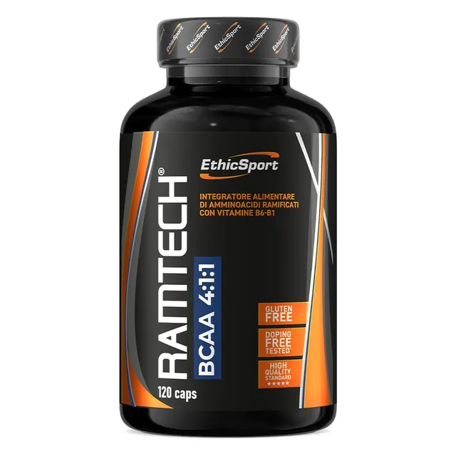 ethicsport-ramtech-bcaa-4-1-1-120-capsule-con-b1-e-b6 image 1
