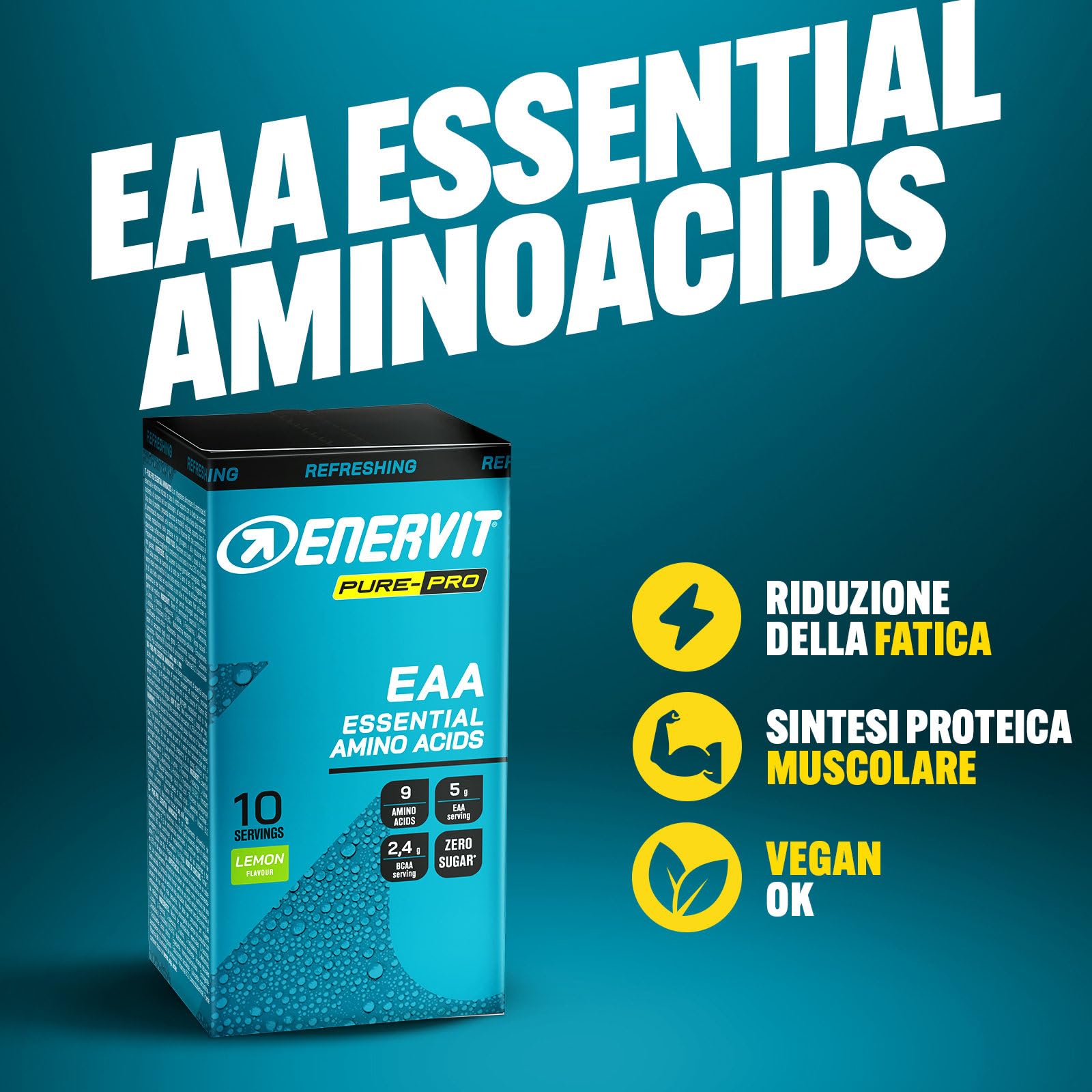 enervit-pure-pro-eaa-in-polvere-10-bustine-da-10g-5g-eaa-bcaa image 3