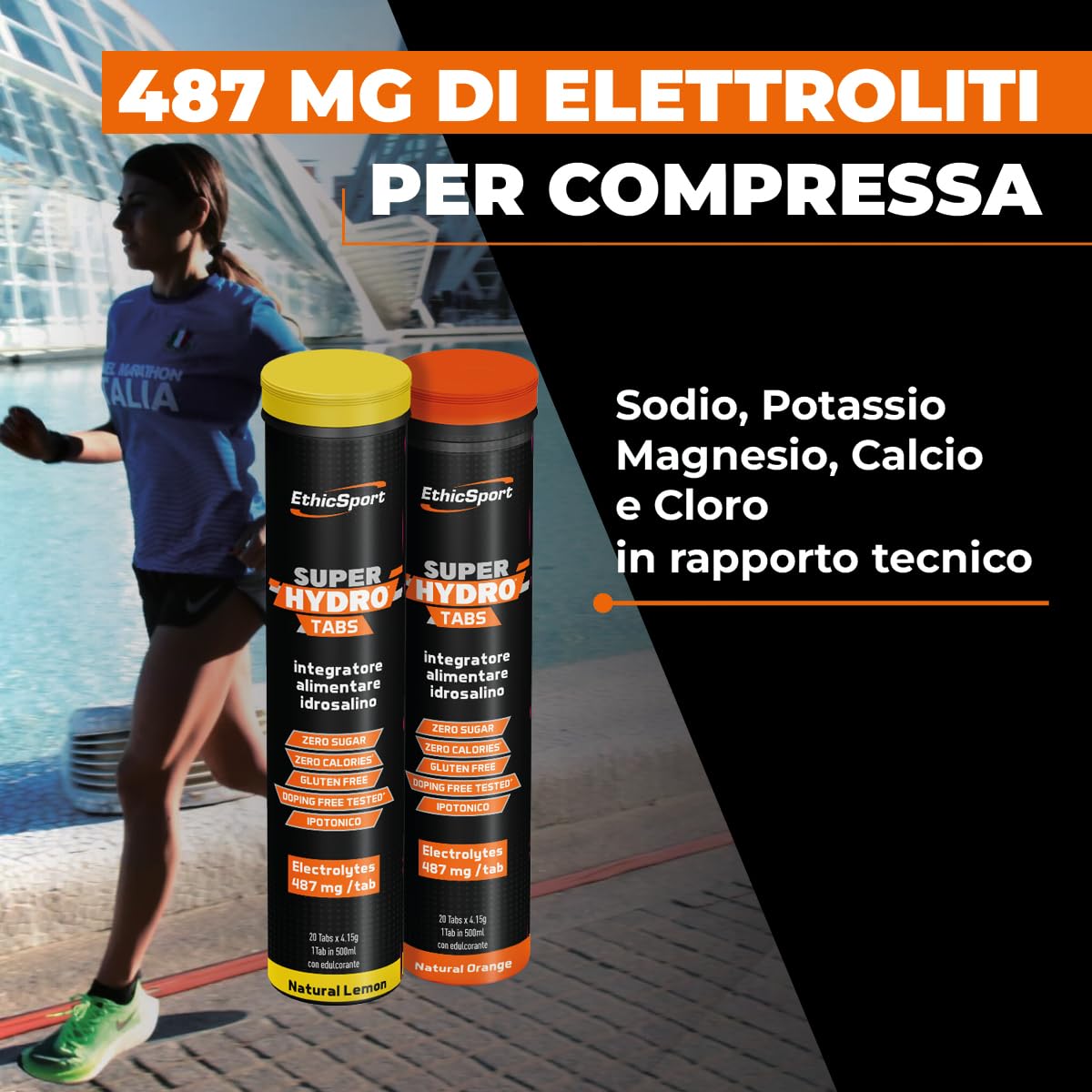 ethicsport-super-hydro-tabs-elettroliti-zero-zuccheri-20-compresse-limone image 3