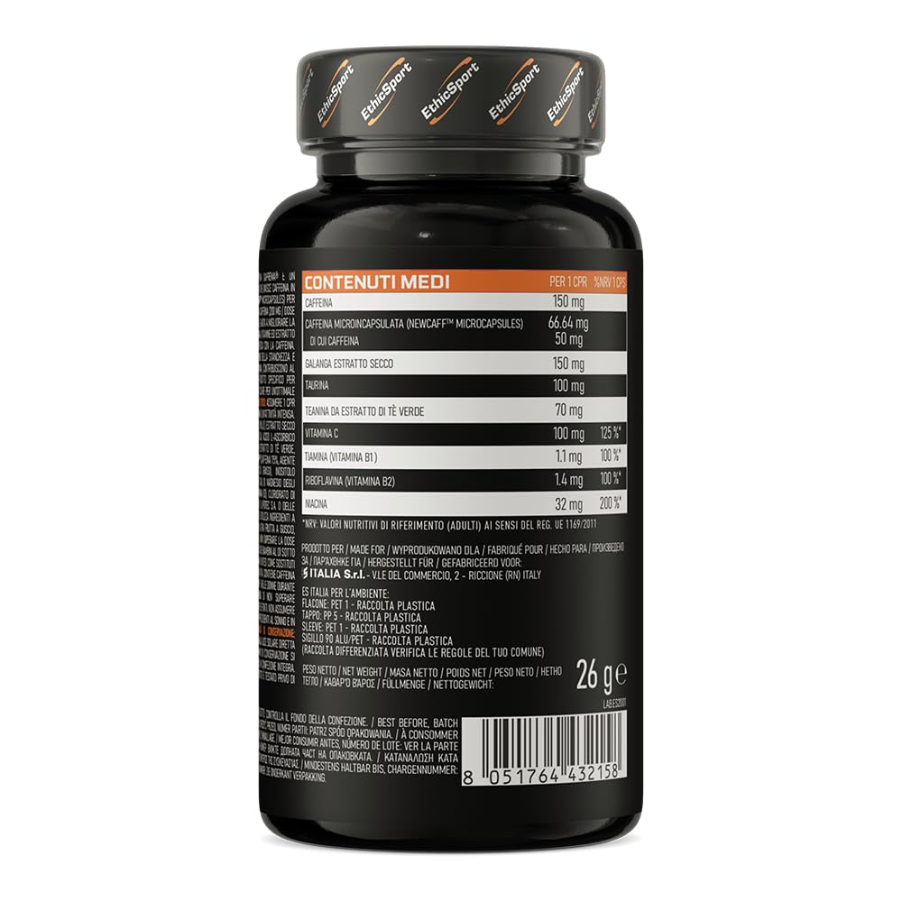 ethicsport-caffeina-suprema-200mg-rilascio-modulato-newcaff-30-capsule-vegetali image 2
