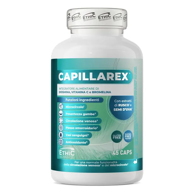 ethicsport-ethic-nutraceutici-capillarex-con-diosmina-45-capsule-vegetali image 1