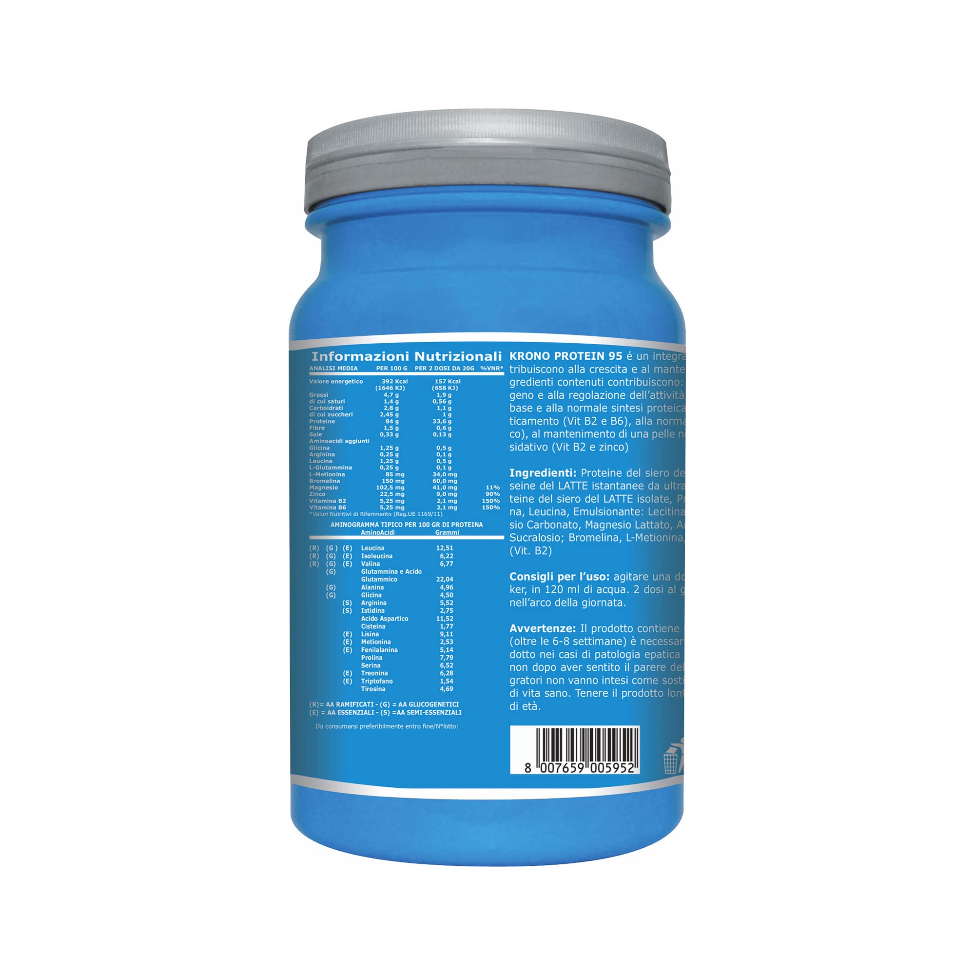 ultimate-italia-krono-protein-95-vaniglia-1kg-6-fonti-proteiche-rilascio-gradual image 3