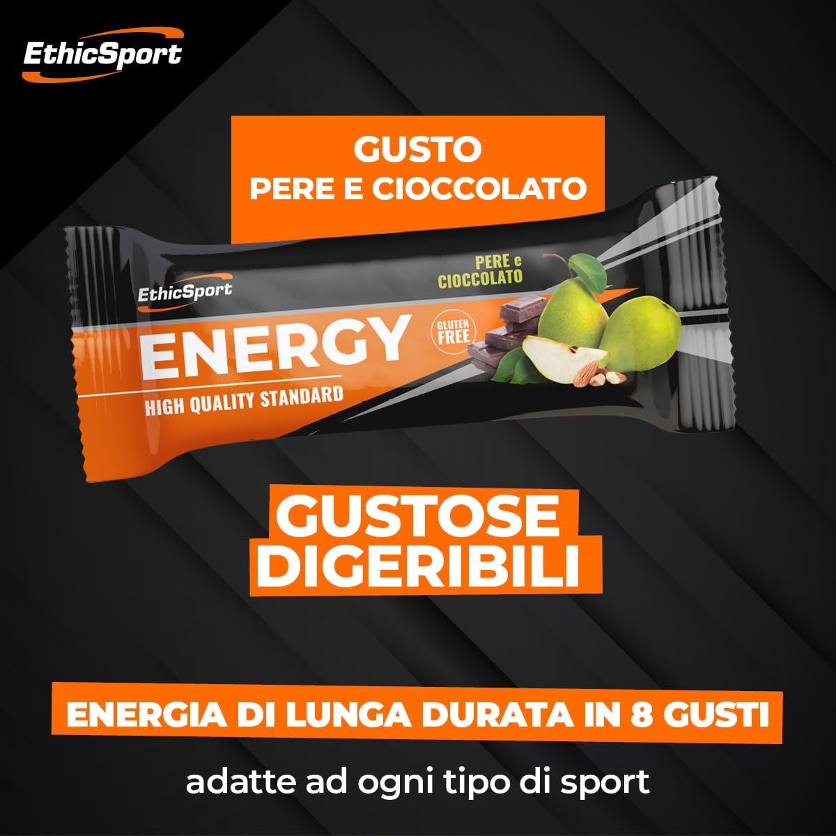 ethicsport-barretta-energetica-pera-cioccolato-25x35g-box-endurance image 3
