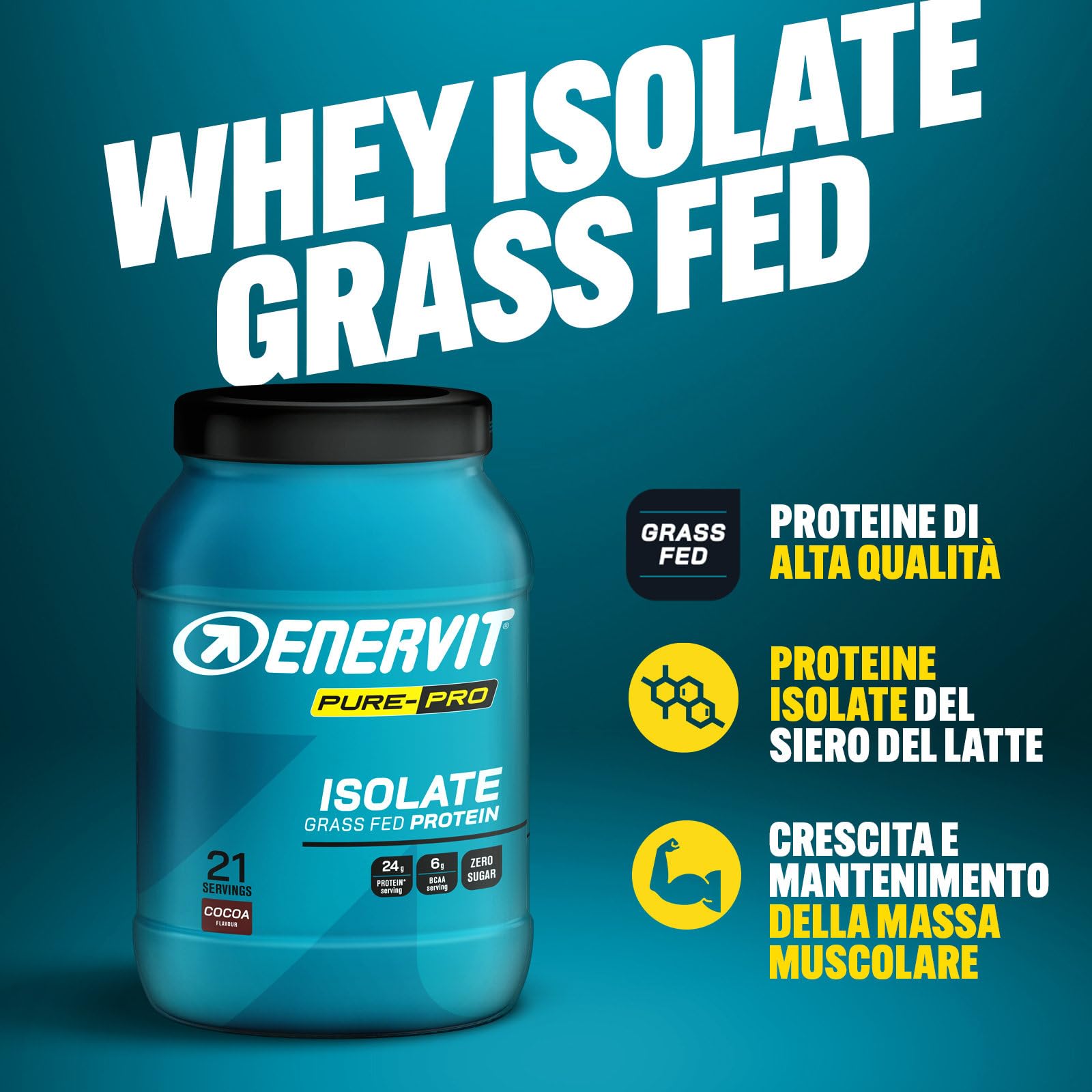 enervit-pure-pro-proteine-whey-isolate-grass-fed-630-g-gusto-cacao image 3