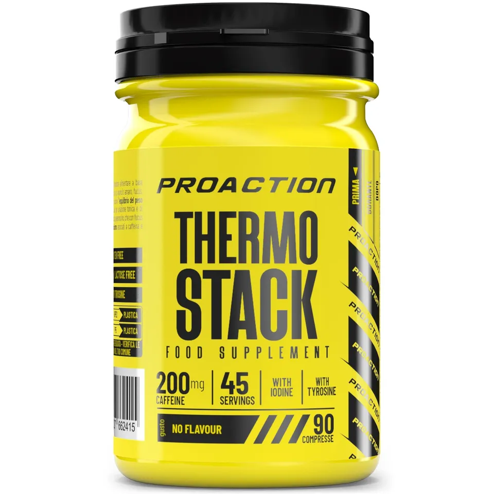 proaction-thermo-stack-integratore-termogenico-90-compresse-45-porzioni image 1