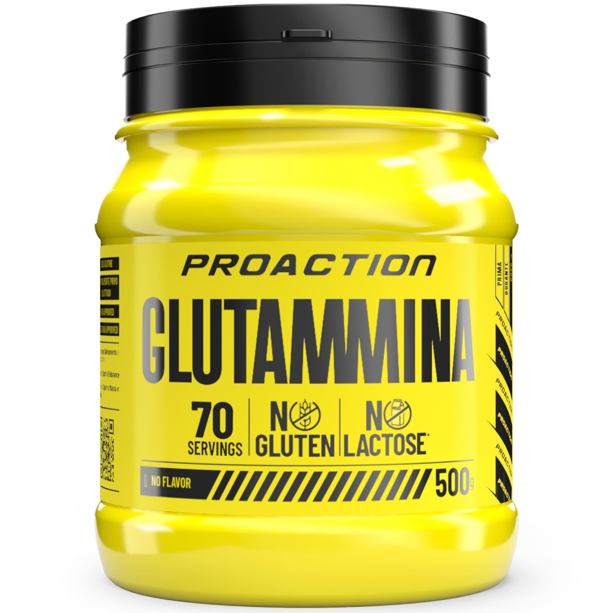 proaction-l-glutammina-100-pura-in-polvere-500g-70-porzioni image 1
