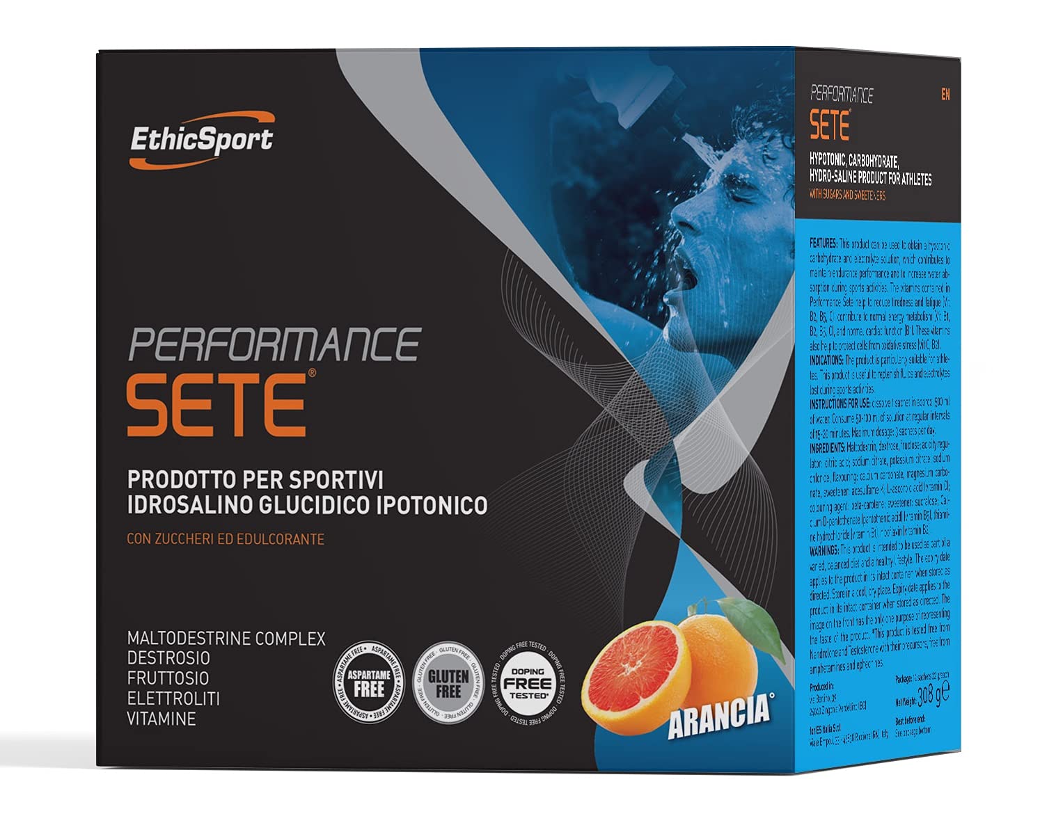 ethicsport-performance-sete-integratore-ipotonico-arancia-14-dosi image 1