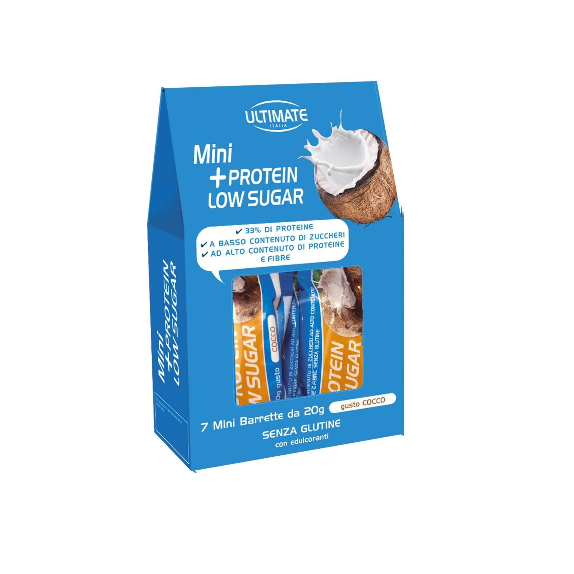ultimate-italia-barretta-proteica-low-sugar-33-gusto-brownie-7x20g image 7