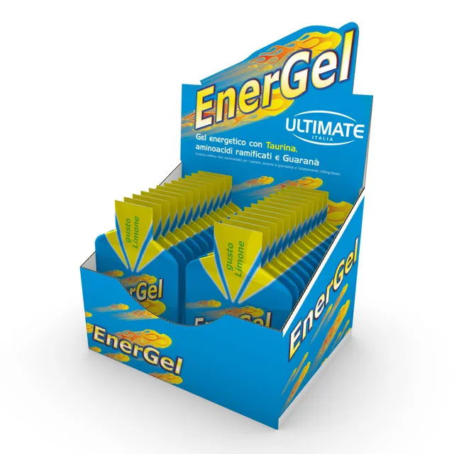 ultimate-italia-energel-gel-energetico-limone-24x42g-con-bcaa-guarana-taurina image 1