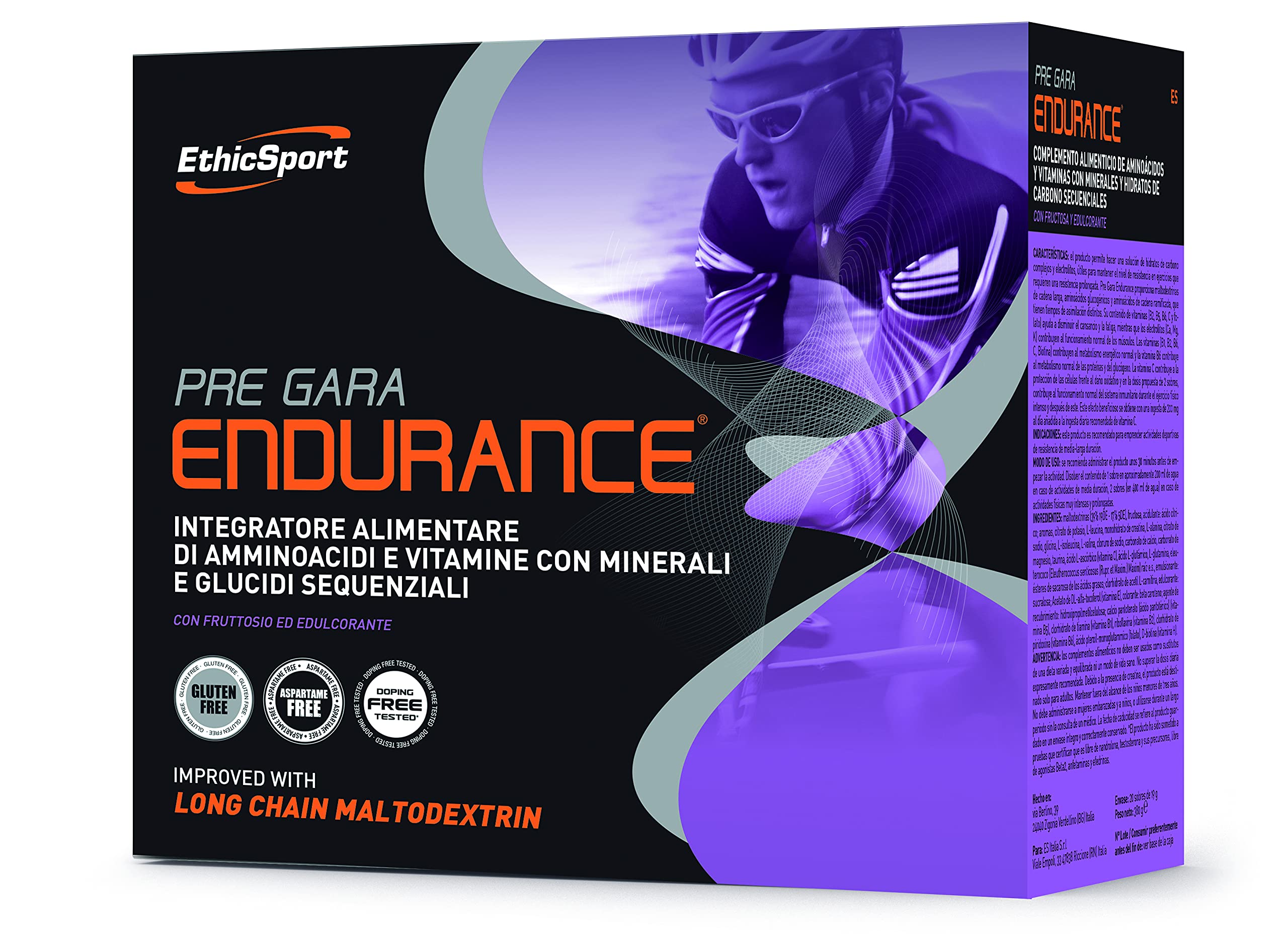ethicsport-pre-gara-endurance-pre-workout-20-buste-da-19g image 1