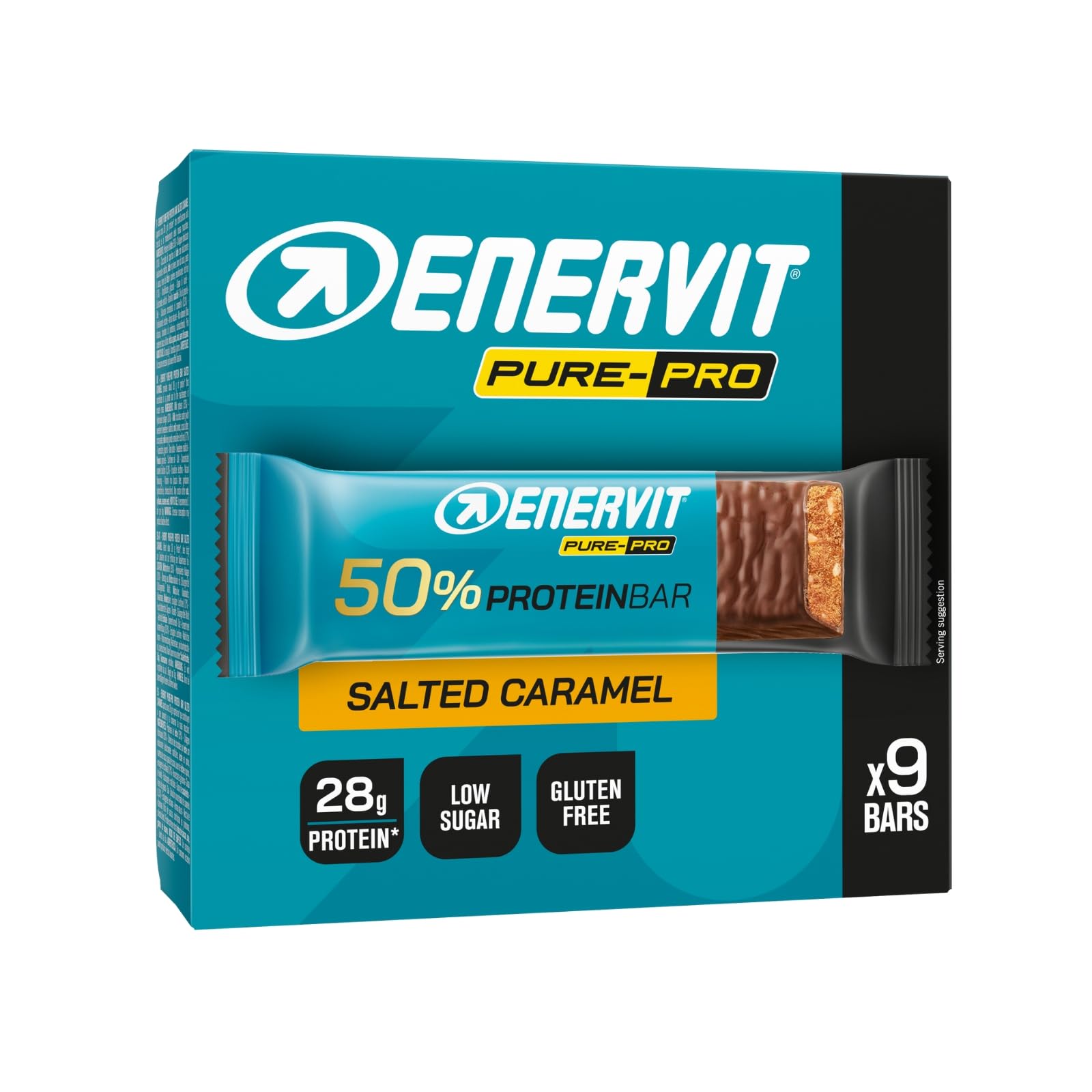 enervit-pure-pro-protein-bar-50-dark-choco-9-x-55-g-gusto-cioccolato-fondente image 8