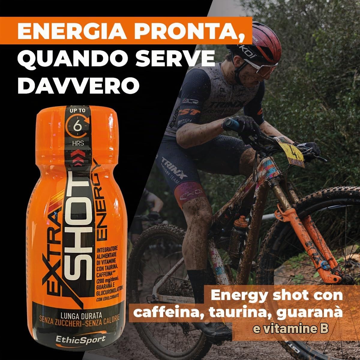 ethicsport-extra-shot-energy-12x60ml-shot-caffeina-200mg-taurina-guarana image 3