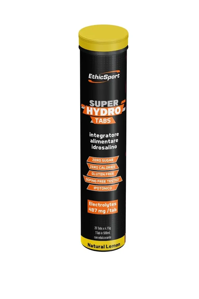 ethicsport-super-hydro-tabs-elettroliti-zero-zuccheri-20-compresse-limone image 1
