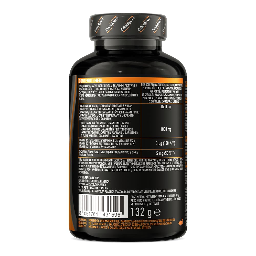 ethicsport-carnitina-extra-l-carnitina-1000mg-120-capsule image 2