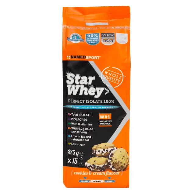 namedsport-star-whey-isolate-proteine-isolate-375-g-gusto-cookies-cream image 1