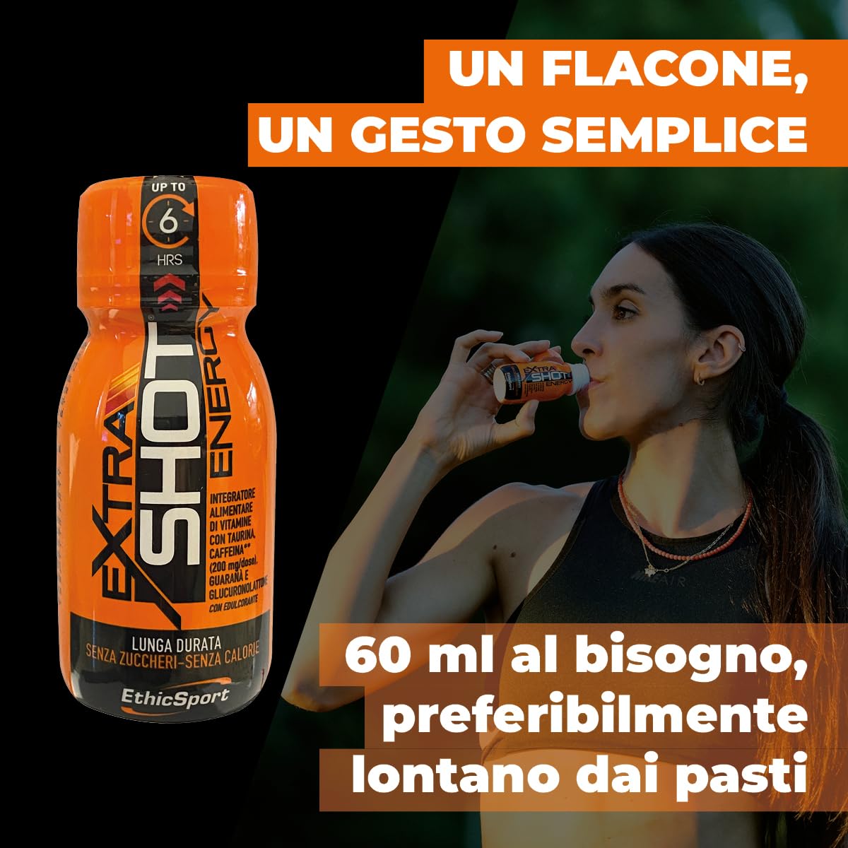 ethicsport-extra-shot-energy-12x60ml-shot-caffeina-200mg-taurina-guarana image 5