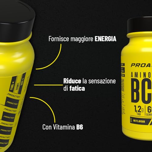 proaction-bcaa-2-1-1-con-vitamina-b6-gusto-neutro-300-compresse-60-utilizzi image 8