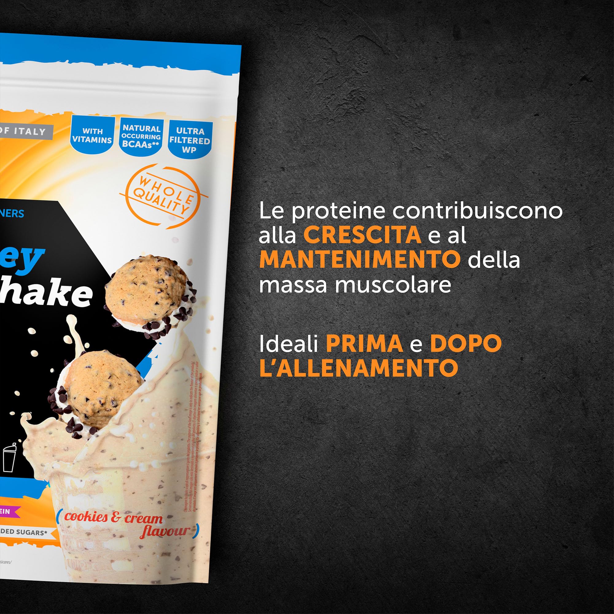 namedsport-100-whey-protein-shake-proteine-siero-latte-900-g-gusto-biscotti-e-cr image 3