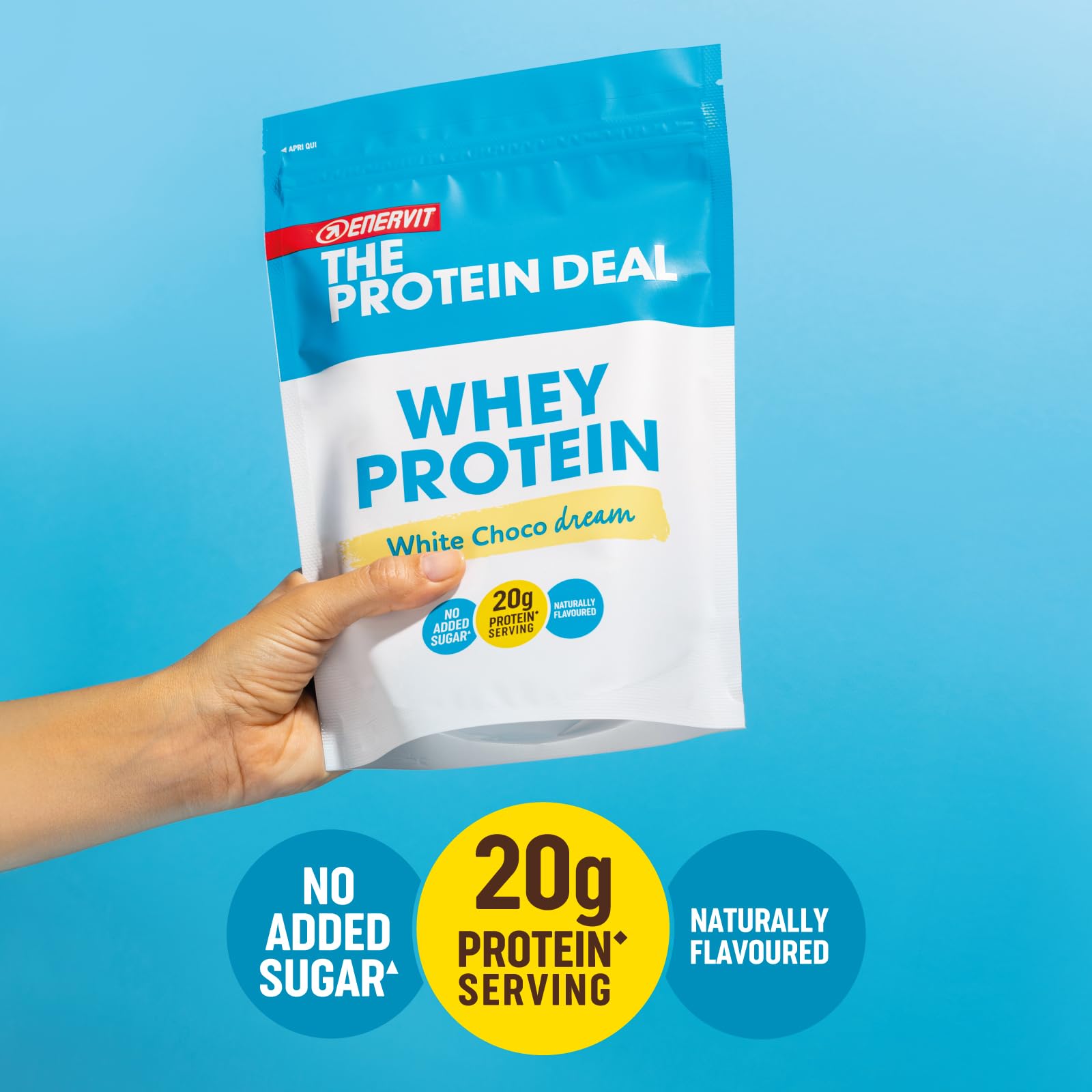 enervit-the-protein-deal-whey-protein-gusto-white-choco-dream-300g-11-porzioni image 2