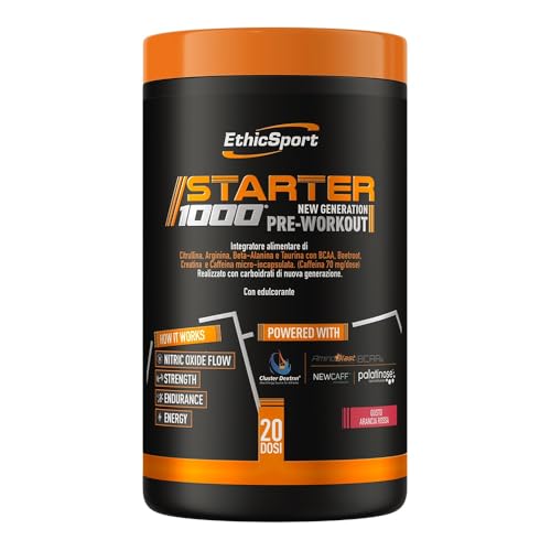 ethicsport-starter-1000-integratore-pre-workout-in-polvere-con-caffeina-creatina image 8