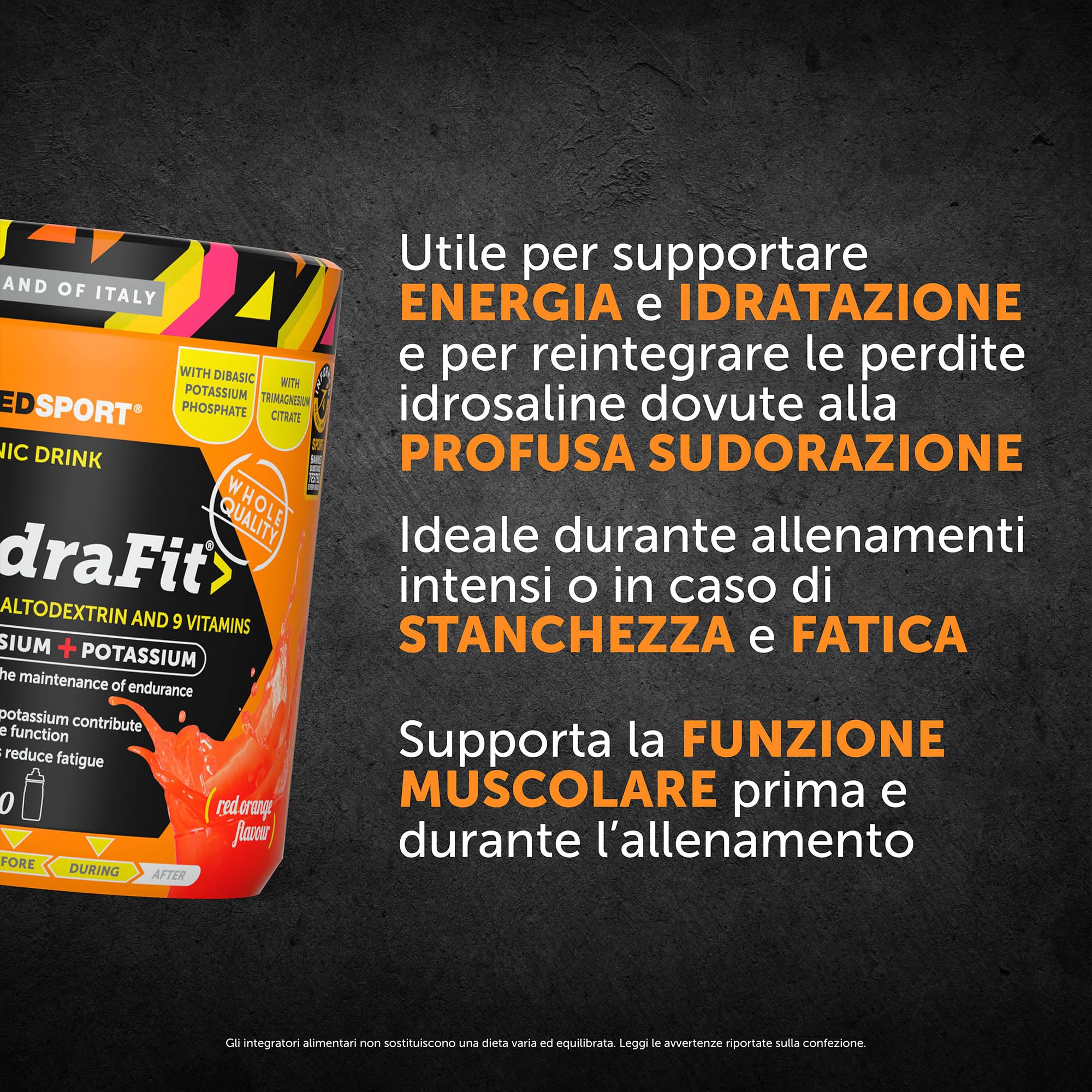 namedsport-hydrafit-sportbottle-multivitaminico-idrosalino-magnesio-e-potassio image 3