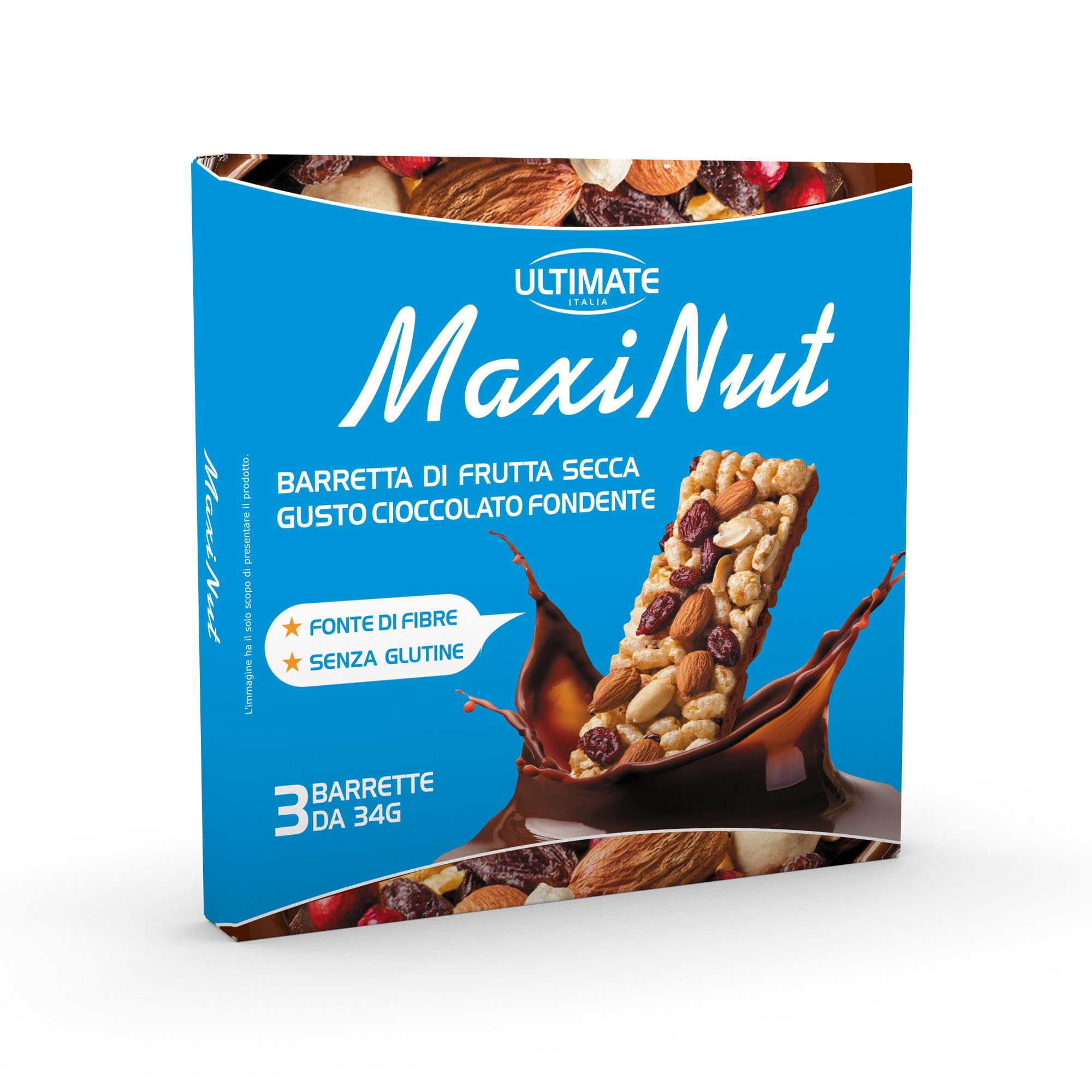 ultimate-italia-barretta-maxinut-cioccolato-fondente-3-x-34-g image 1