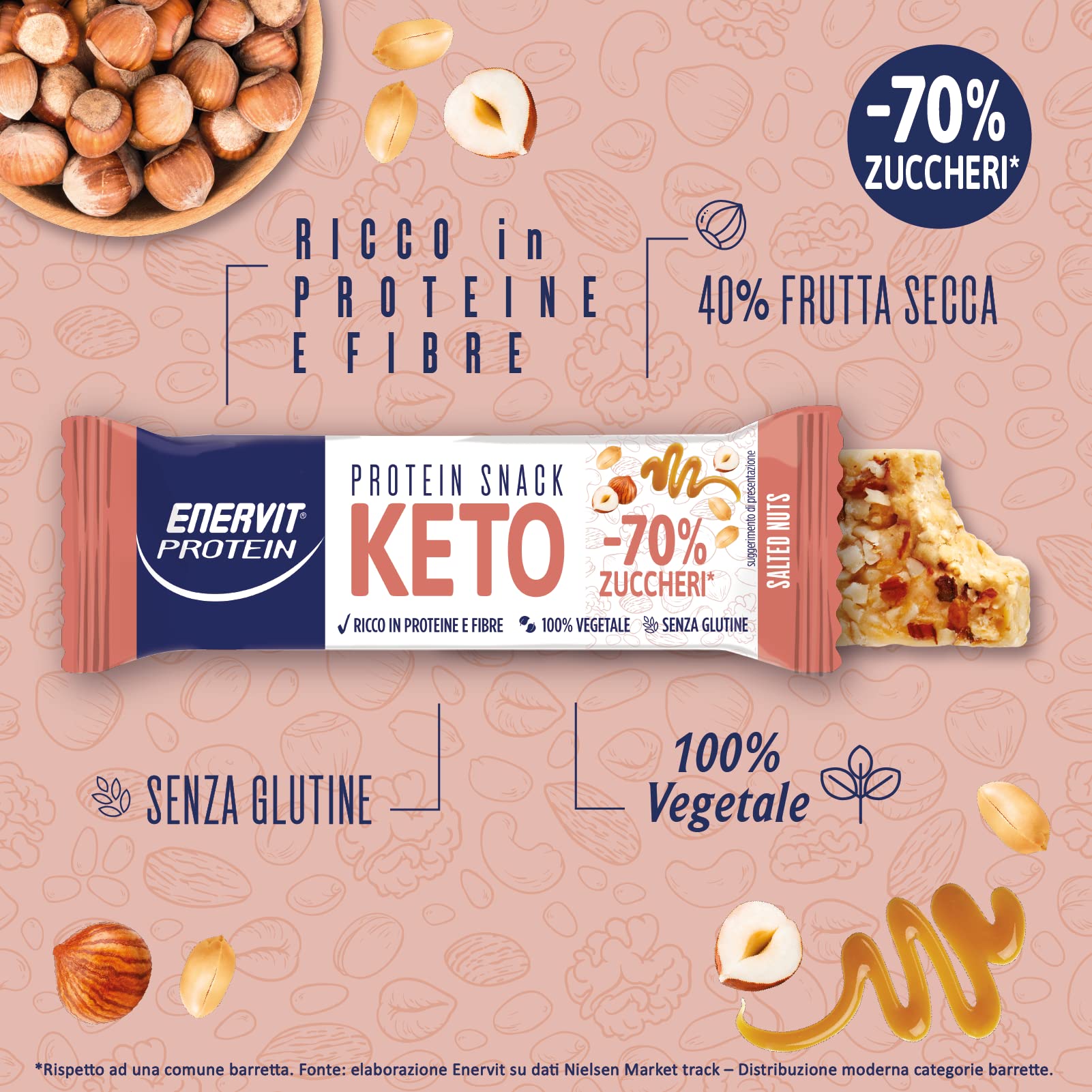 enervit-protein-snack-keto-salted-nuts-30-barrette-x-35-g image 3