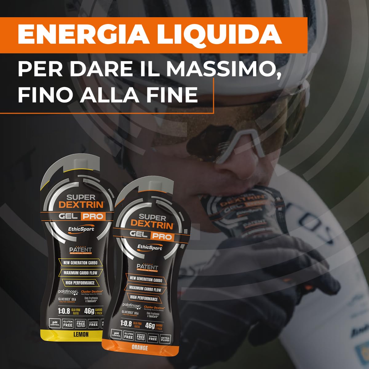 ethicsport-super-dextrin-gel-pro-gusto-arancia-gel-energetico-15x60ml image 2