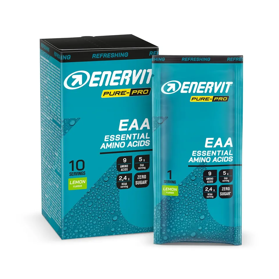 enervit-pure-pro-eaa-in-polvere-10-bustine-da-10g-5g-eaa-bcaa image 1