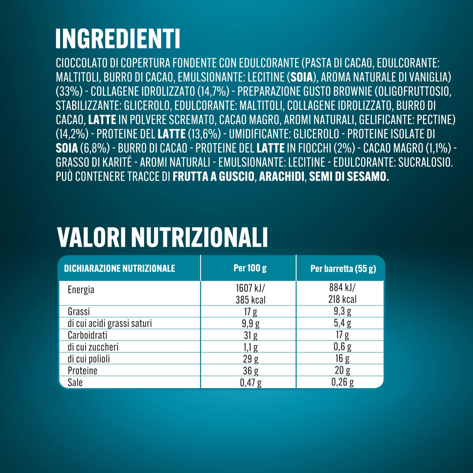 enervit-pure-pro-protein-bar-36-creamy-choco-25-x-55g-senza-glutine image 6
