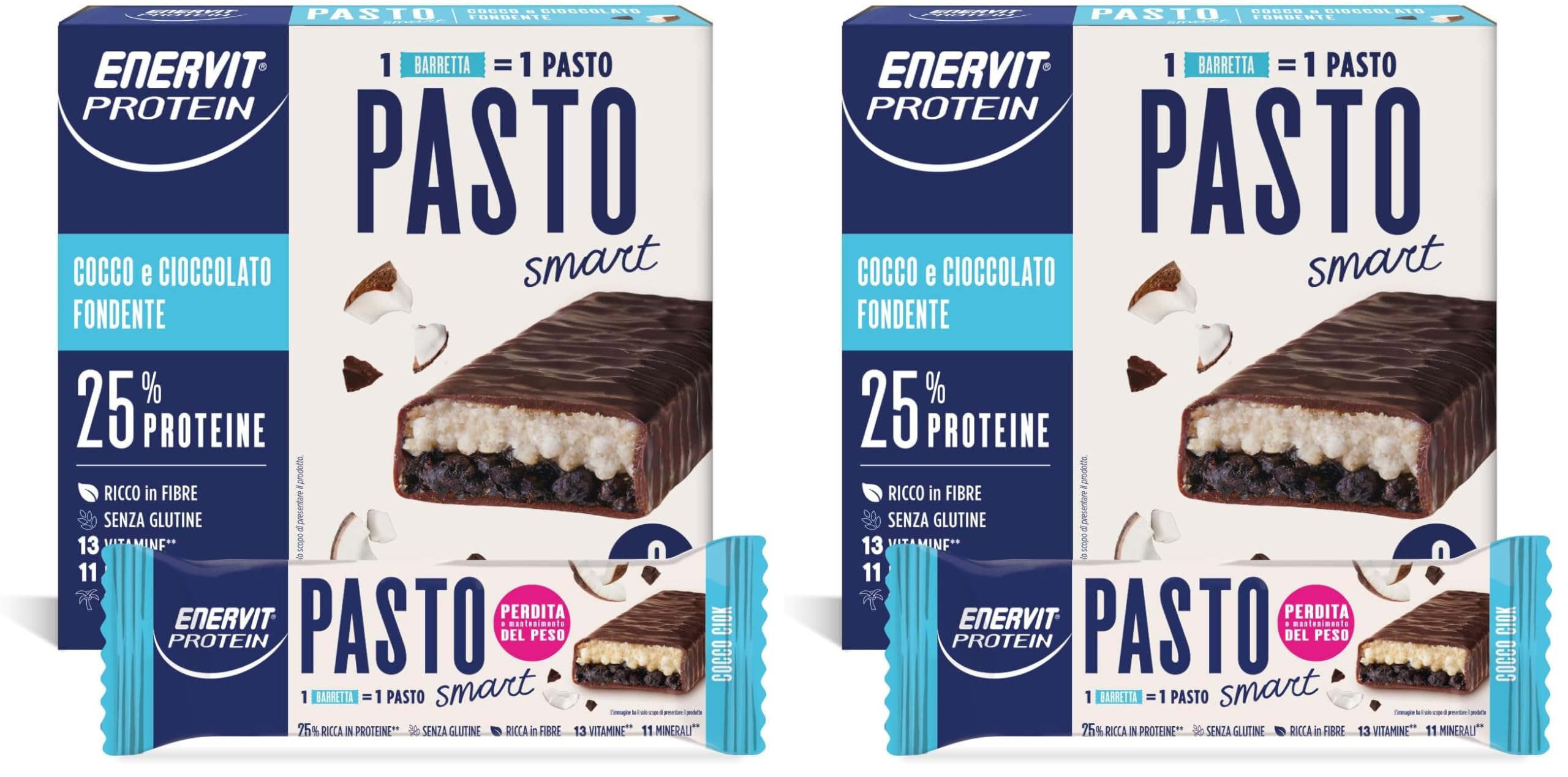 enervit-protein-pasto-crunchy-dark-barretta-sostitutiva-pasto-cioccolato-fondent image 7