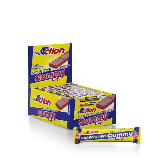 proaction-carbo-sprint-gummy-go-frutti-rossi-barrette-energetiche-35x30-g image 1
