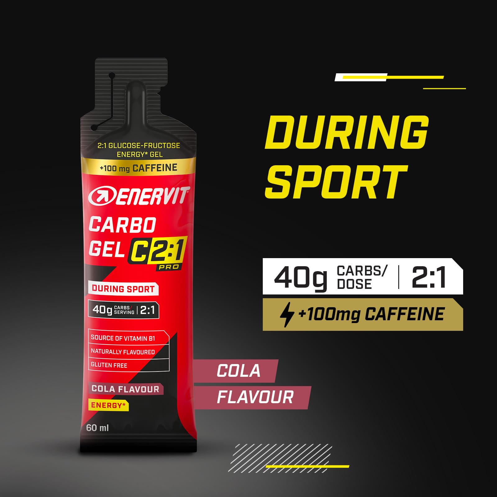enervit-carbo-gel-c2-1pro-caffeina-gusto-cola-7-x-60-ml image 2
