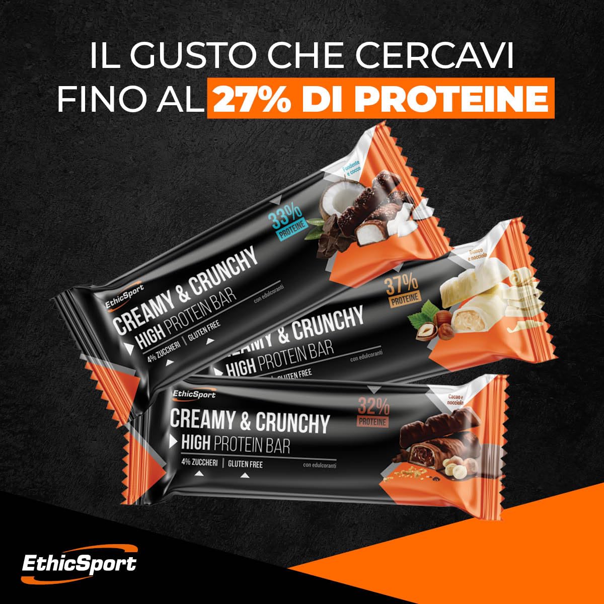 ethicsport-creamy-crunchy-barretta-proteica-30-g-gusto-cacao-e-nocciola image 3