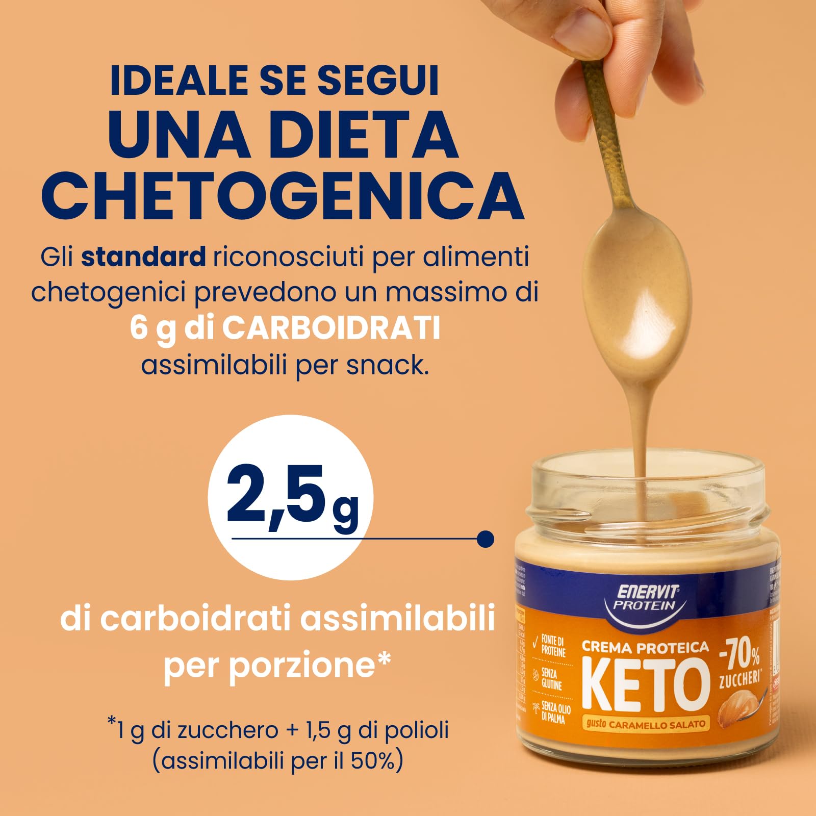 enervit-protein-cream-keto-caramello-salato-70-zuccheri-180-g image 6