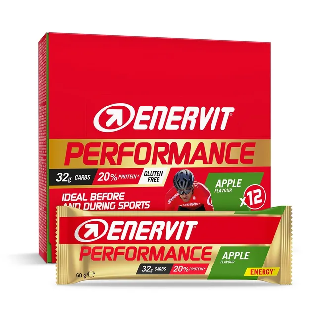 enervit-performance-bar-mela-barretta-energetica-32g-carboidrati-12-x-60-g image 1