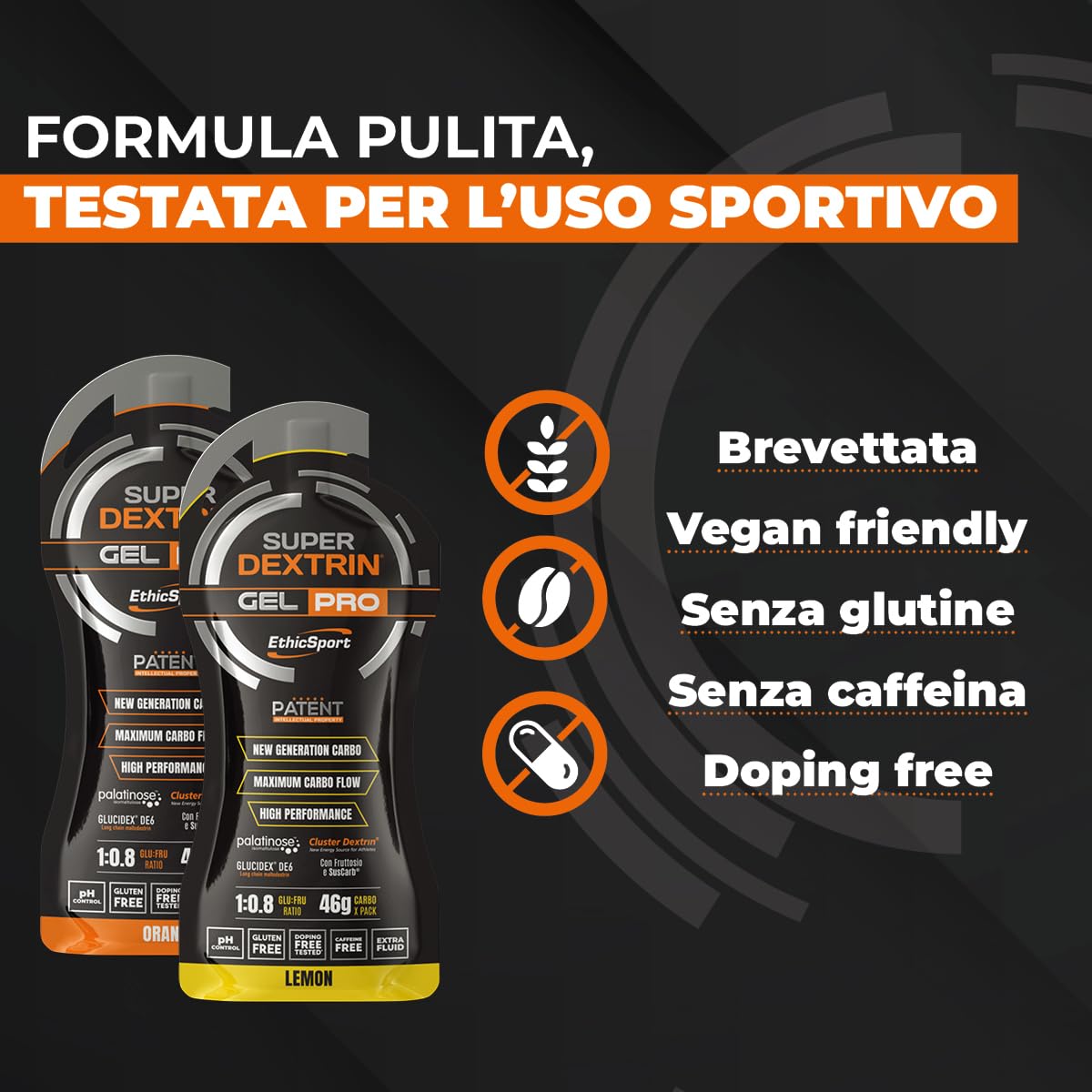 ethicsport-super-dextrin-gel-pro-gusto-arancia-gel-energetico-15x60ml image 6