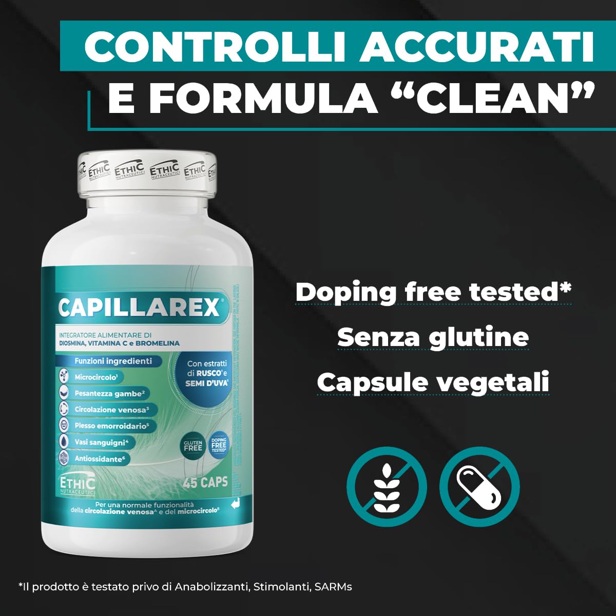 ethicsport-ethic-nutraceutici-capillarex-con-diosmina-45-capsule-vegetali image 7
