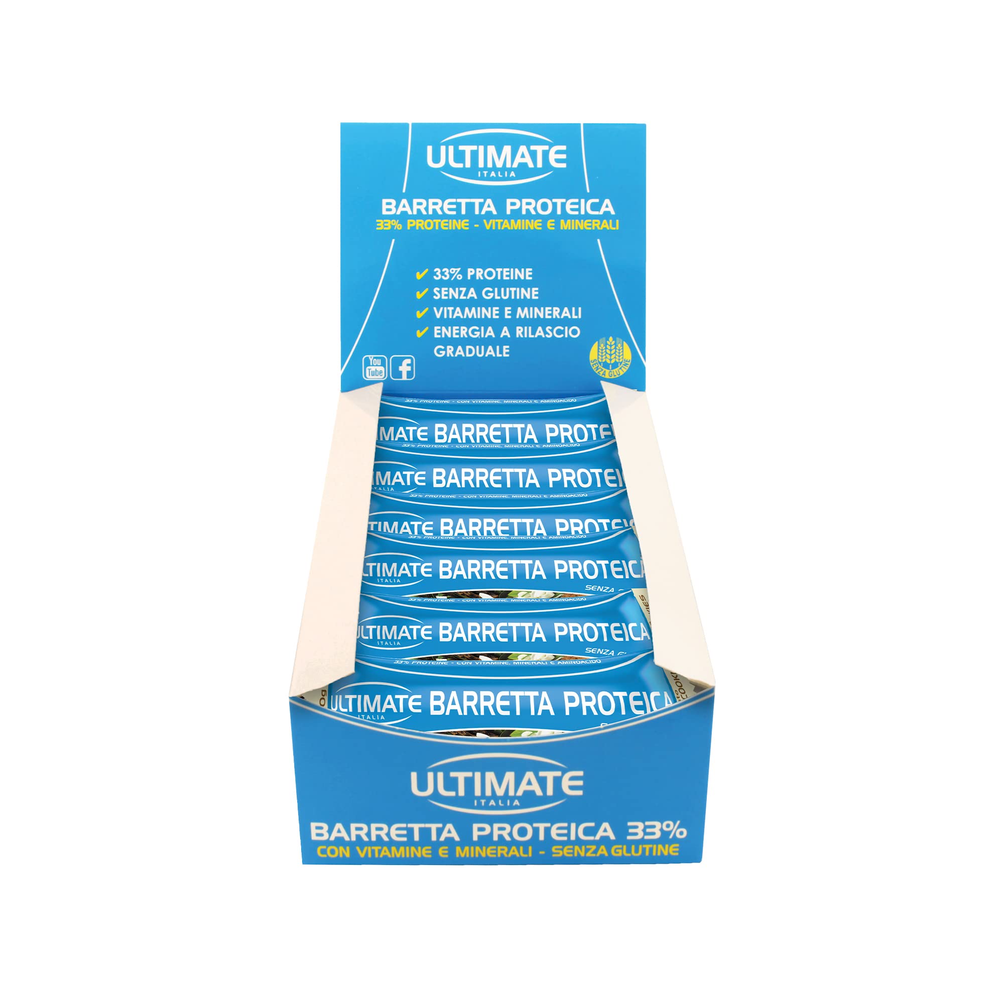 ultimate-italia-barretta-proteica-33-gusto-cacao-con-vitamine-e-minerali image 6