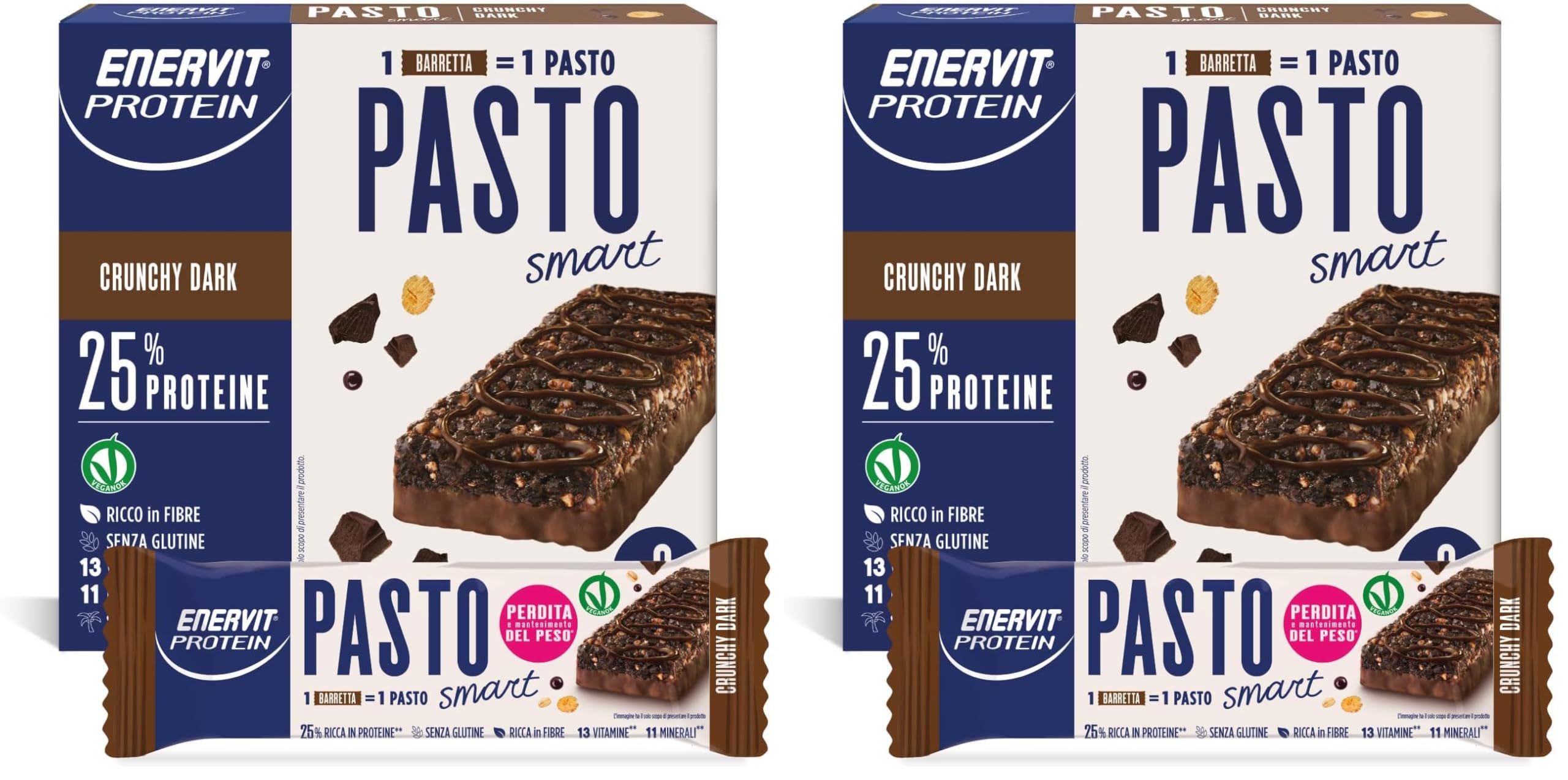 enervit-protein-pasto-crunchy-dark-barretta-sostitutiva-pasto-cioccolato-fondent image 8