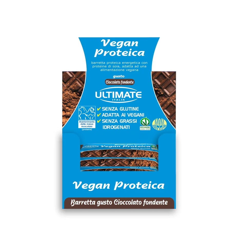 ultimate-italia-barretta-vegan-proteica-27-cioccolato-fondente-24x40-g-senza-glu image 1