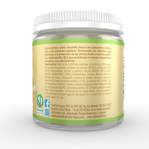 ultimate-italia-protein-cream-veg-cioccolato-bianco-2x250g-vegana image 7