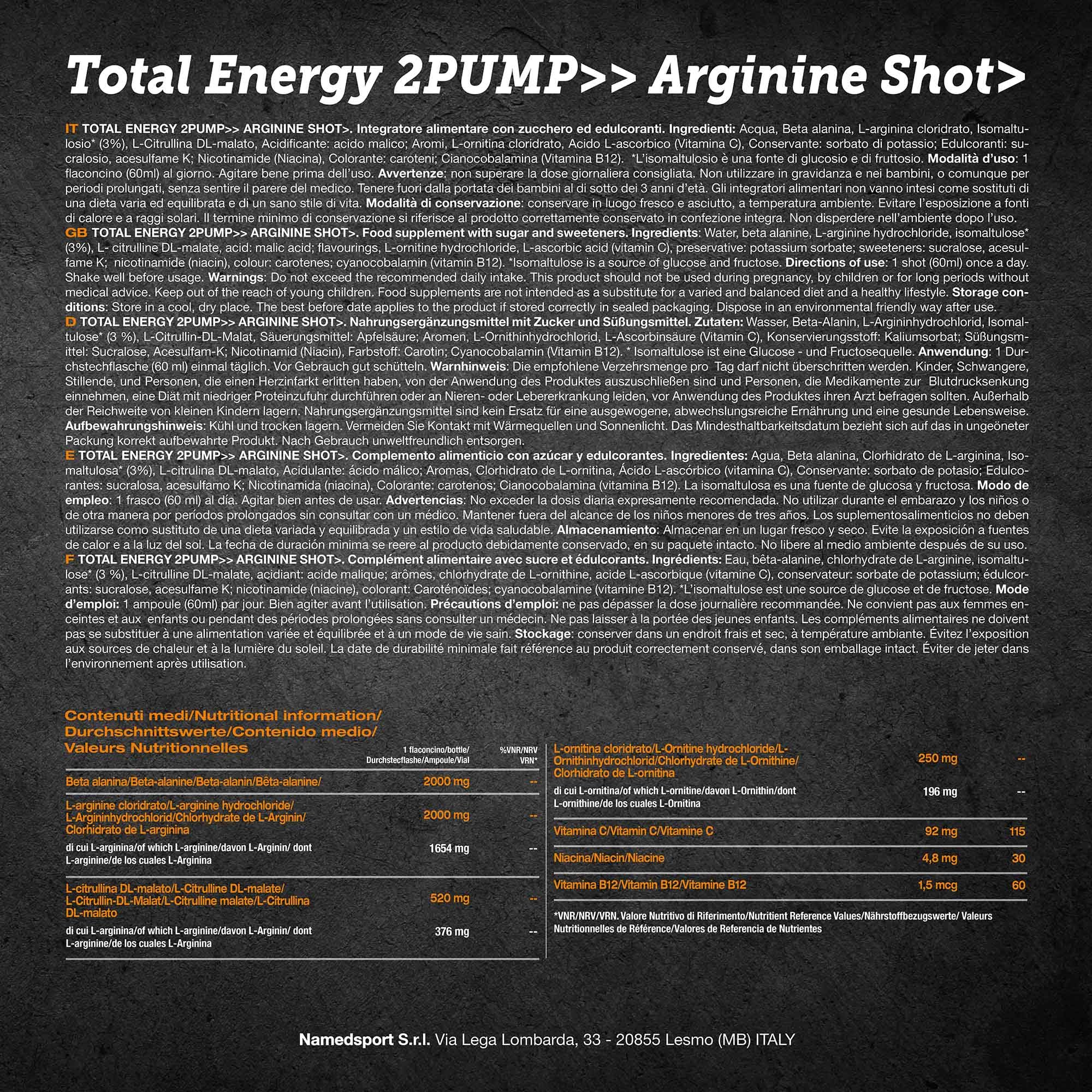 namedsport-total-energy-2pump-arginine-shot-mango-peach-volt-60-ml image 4