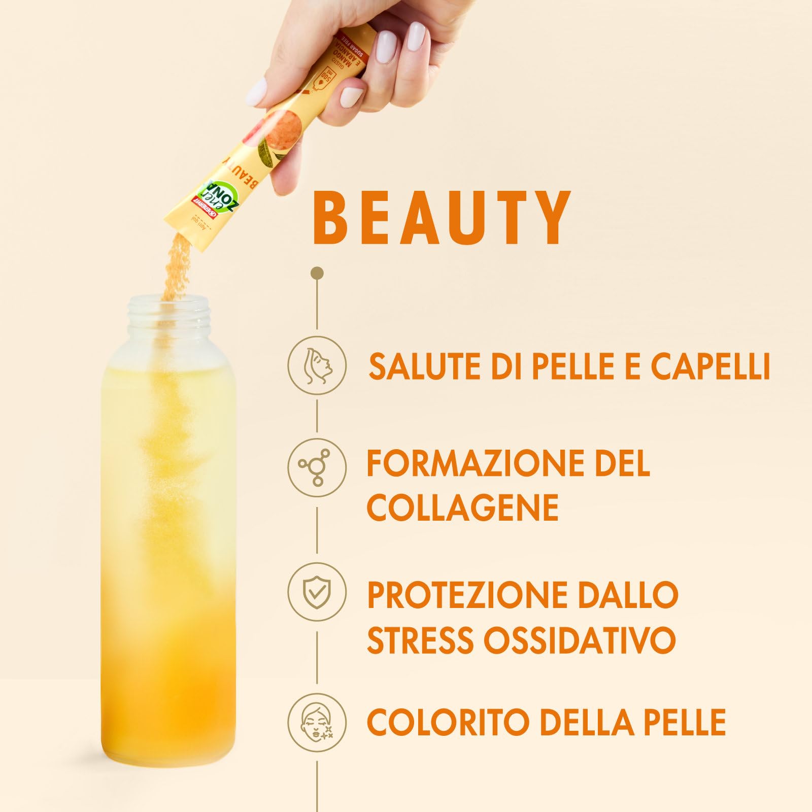 enervit-enerzona-care-beauty-collagene-verisol-20-bustine-mango-arancia image 2